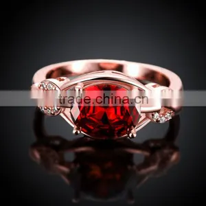 2015 Newest Indian Big Semi-precious Red Stones Moonstone Rings thumbnail-4