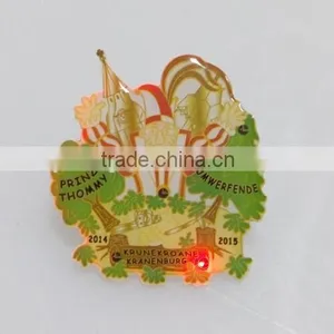Hottest Blinking Light up LED Badge With Safety Pins for Party thumbnail-4