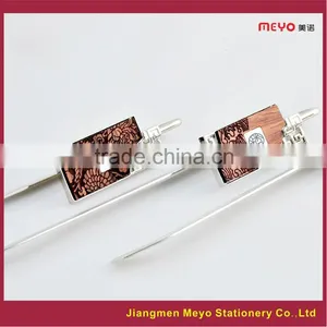 Art and Craft 2015 Gift Laser Engraving Metal Wooden Bookmark Quality Choice thumbnail-2