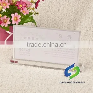 Top Grade Luxury Acrylic Display Card,glass Card thumbnail-4