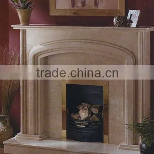 Indoor Marble Fireplace Frame thumbnail-1