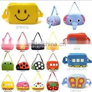 Kid Cartoon PU Leather Messenger Bag thumbnail-1