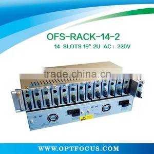 14 Slots 19 Inch Rack ,2U With Single Power Supply thumbnail-4