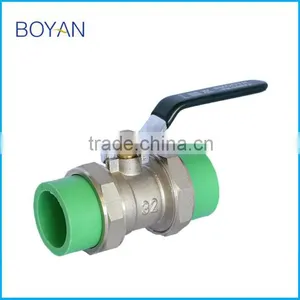China Supplier PPR FITTING PLASTIC BALL VALVE thumbnail-4