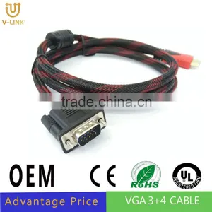 Hot Seller S-video to Hdmi Cable Wholesale Hdmi to Vga Splitter Cable thumbnail-2