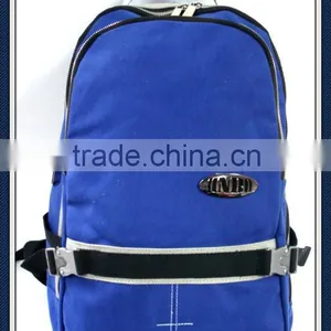 Heavy Canvas Backpack Bag With Good Quality Zipper thumbnail-1