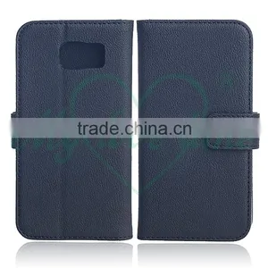 Guangzhou OEM Factory Leather Phone Folio Case for Samsung Galaxy S6 thumbnail-3