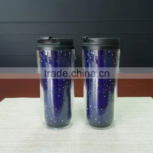 13oz Promotional Gift Custom Logo Double Wall Plastic Color Changing Tumbler thumbnail-2