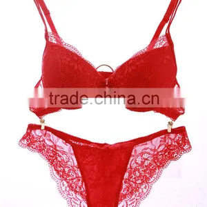 Fancy Beautiful Young Girls Lady Lace Sexcy Underwear Bra Set thumbnail-2