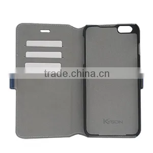 Click Leather Case for 6S Plus,Smooth Genuine Leather Card Holder for Iphone6S thumbnail-2