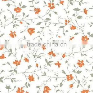 WallFace Orange Silver Flower Design PVC Wallcovering Decor P1048-2 thumbnail-1