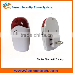 Wireless Strobe Siren With Sensors Burglar Alarm Systems Kit thumbnail-1
