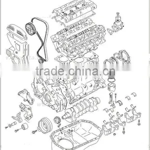 NEW ENGINE GASOLINE G4CP EURO-3-4 ASSY-SUB SET MOBIS 2015 MNR thumbnail-2