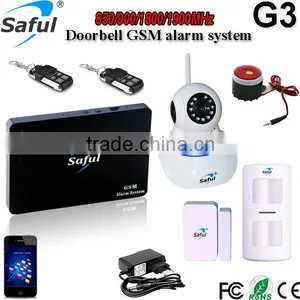 GSM Auto Dail Home Alarm G3 With PIR Motion Sensor /hidden Surveillance Camera With Mms Alert/ Mobile Phone Control thumbnail-1