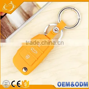 High Quanlity 3 Button Silicone Car Remote Key Case Cover Holder Shell Flip For Audi A6l Q7 Tt R8 A3 A4 thumbnail-5