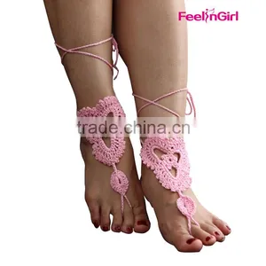 New Arrival China Wholesale Wedding Slave Barefoot Sandals Quality Choice thumbnail-2