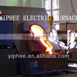 3Ton Industrial Electric Melting Furnace Hydraulic Tilting Furnace thumbnail-3