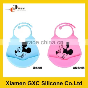 Mickey Silicone Baby Bib thumbnail-1