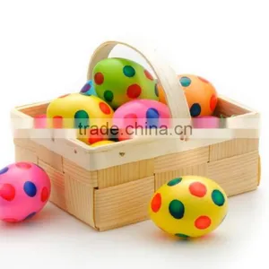 Colorful Low Price Customized Painted Plastic Easter Egg for Packing Candy thumbnail-3
