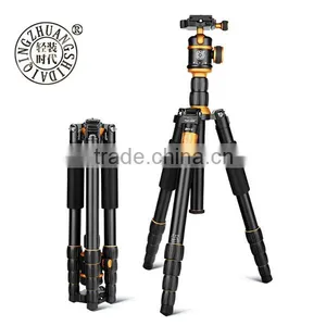 Q888 Aluminum Portable Tripod for Digital Dslr Video Film Shooting Camera Tripod Stand With Panoramic Ballhead Tripod Bag thumbnail-2