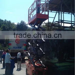 GTJZ0812 Self-propelled Hydraulic Scissor Lifts Flexible to Operate thumbnail-2