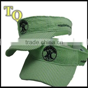 White and Pink Curved Brim Sun Visor Cap thumbnail-5