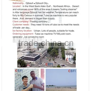 12 Tons in Africa Country Ice Plant Ice Tube Machine Edible Ice thumbnail-1
