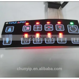 LED Display Panel Switch With Backlighting Film thumbnail-1