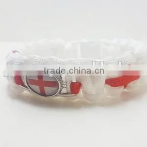 Custom England Paracord Bracelet thumbnail-1