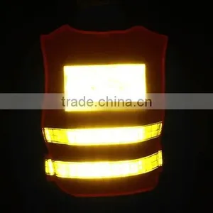 Yongkang Factory CE EN20471 Mesh PVC Refleticve Tape High Visibility Jacket thumbnail-4