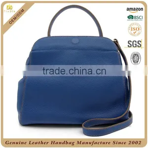 Luxury Satchel Cow Leather Crossbody Wholesale Shoulder Leather Bags From China Manufacturer thumbnail-5
