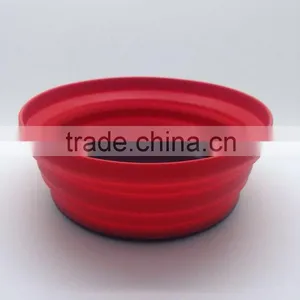 Easy to Use Fashion Food Grade Silicone Foldable Water Cup for Travel thumbnail-1