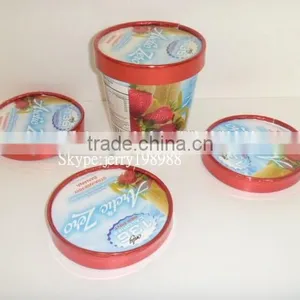 510ml Paper Ice Cream Containers/Cups With Lid and Spoon Inside thumbnail-5