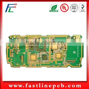 Green Solder Mask Rogers PCB 4 - Layer 1OZ Copper THK High Reliability thumbnail-6