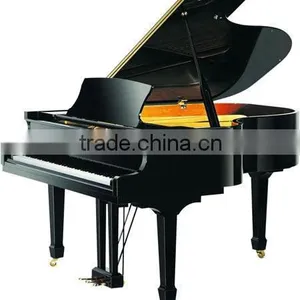Ebony Gloss Grand Piano GP186 thumbnail-1