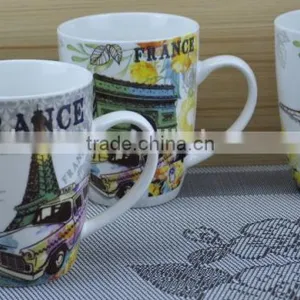 11OZ United States Design Full Decal Print Coffee Cups, Shiny Surface Porcelain Mug, KL5004-A421 thumbnail-5