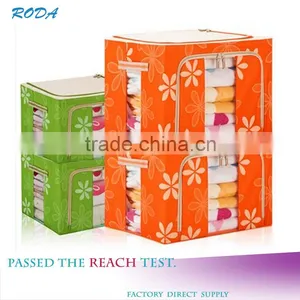 Beauty Foldable Oxford Storage Box Cloth Decoratetive Fancy Storage Box thumbnail-1