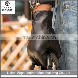 Made in China Hot Sale European Importers of Leather Men Gloves thumbnail-1