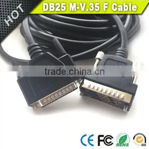 10FT DB25 Male to V35 Female DTE Cable in Black thumbnail-4