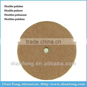 A102M Wheel Shaped Brown Flex Rubber Polishers Silicone Products thumbnail-1