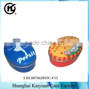 High Quality Oval Gift Tea Food Tin Can Box (various Lids and Printing) thumbnail-1