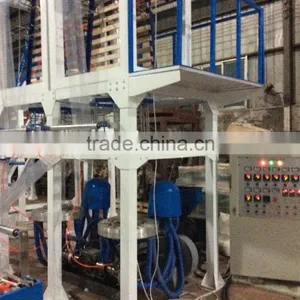 T-shirt Bag Double Die Head Automatic Polythene Film Blowing Machine thumbnail-4