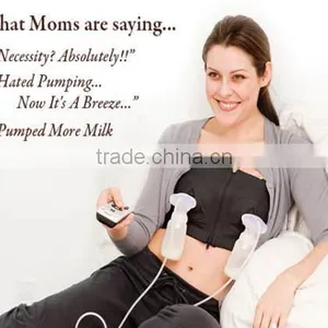 Ideal Fashions Simple Best Wishes Women's 3 Color Nursing Hands Free Pumping Bra Breast Feeding Nursing Bra Breast Pump Bra thumbnail-5