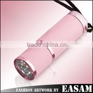 UV Light Nail Dry Flashlight Torch, Nail Polish Nail Shellac UV Gel 9 LED UV Flashlight Quality Choice thumbnail-1