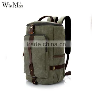 Large Capacity Daily Backpack for Men Travel Hiking Canvas Backpack Bag thumbnail-3