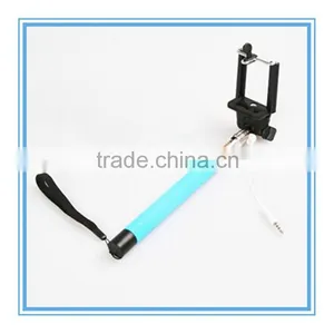 Extendable Selfie Stick Extendable Baton Handheld Telescoping Monopod Built-in Shutter With Mount Clip Phone Holders thumbnail-1