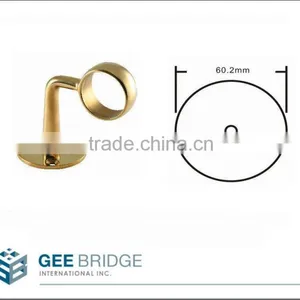 001037 Solid Brass 90 Degree Wall Mounted Connector Handrail Support Holder Bracket thumbnail-1