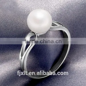 8-9mm 925 Sterling Silver Pearl Ring thumbnail-2