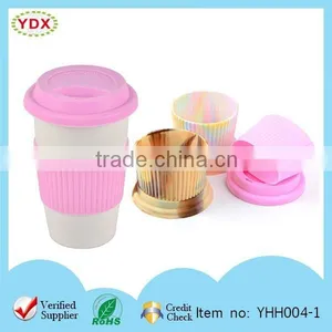 Insulation Silicone Hot Cup Holder/Glass Cup Holder/Silicone Cup Cap thumbnail-1