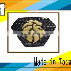 Fashionable Car Aluminum Sea Green Seashell Classical Brand Epoxy Sticker thumbnail-2